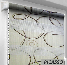Рулонні штори день-ніч PICASSO