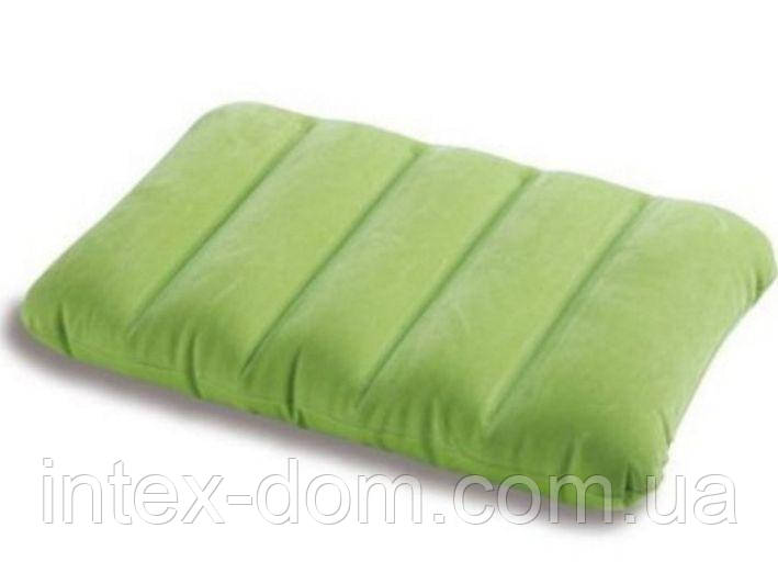 Надувна подушка Intex Kidz Pillows 43х28х9 68676G (Зелена), фото 1