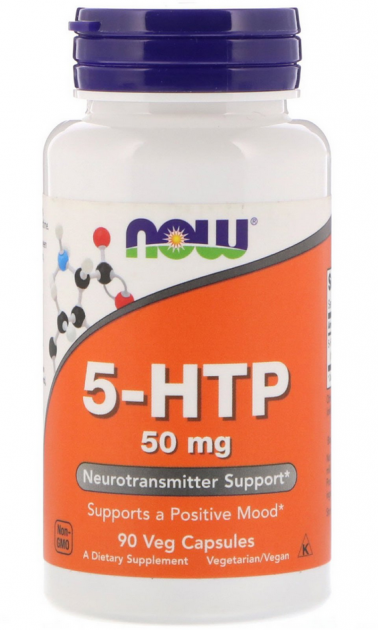 NOW Foods 5-HTP 50 mg - 90 Veg Capsules