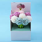 Гелева ручка синя Квітка Півонії, фото 8