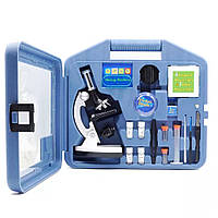 Мікроскоп дитячий XSP-08019 1200X з набором, у кейсі