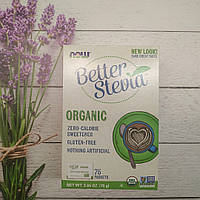 Now Foods Better Stevia 75 g , стевия заменитель сахара 75 пакетов