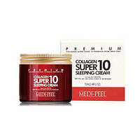 Омолаживающий ночной крем для лица с коллагеном Medi-Peel Collagen Super10 Sleeping Cream 70 ml