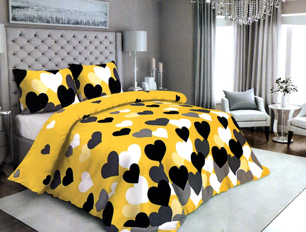 Набір постільної білизни Бязь Голд Люкс №бл454 Полуторний 150х220, фото 1