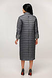 Жіноче кобміноване пальто демісезонне В-1242, р-ри 44-50, фото 8