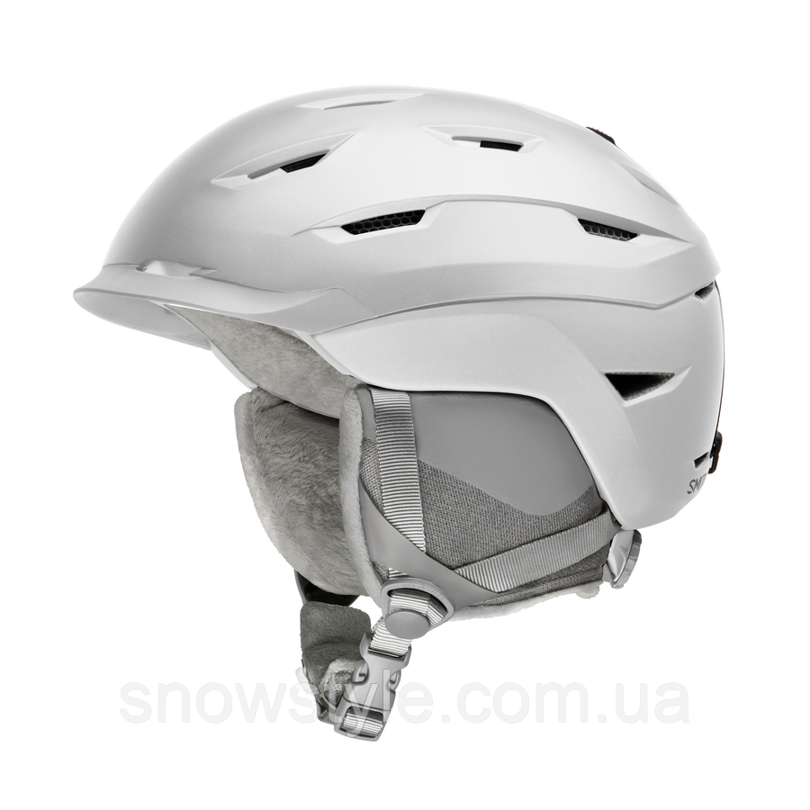 Гірськолижний шолом жіночий Smith Liberty Helmet Matte Satin White Small (51-55cm), фото 1
