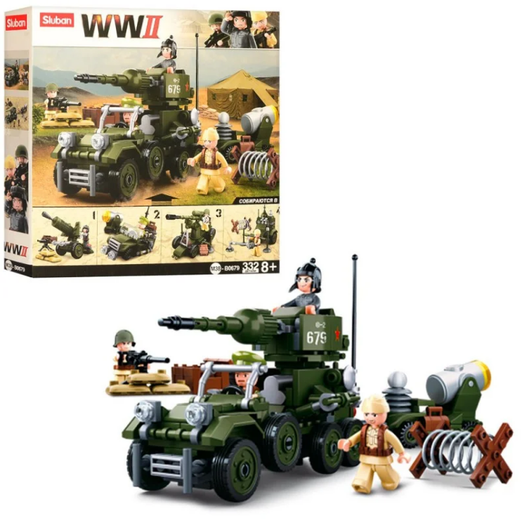 Конструктор Sluban Військова техніка M38-B0679, фото 1