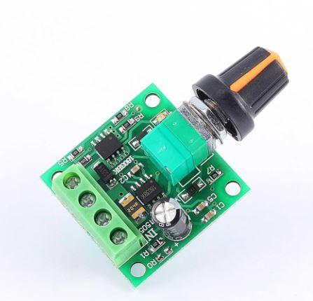 ШІМ-регулятор швидкості електродвигуна безкорпусний DC 1.8-15V 2A