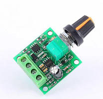 ШІМ-регулятор швидкості електродвигуна безкорпусний DC 1.8-15V 2A