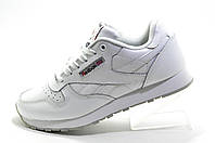 Белые кожаные кроссовки Reebok Classic Leather, White