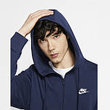 Толстовка спортивна Nike M NSW CLUB HOODIE FZ BB BV2645-410, фото 5