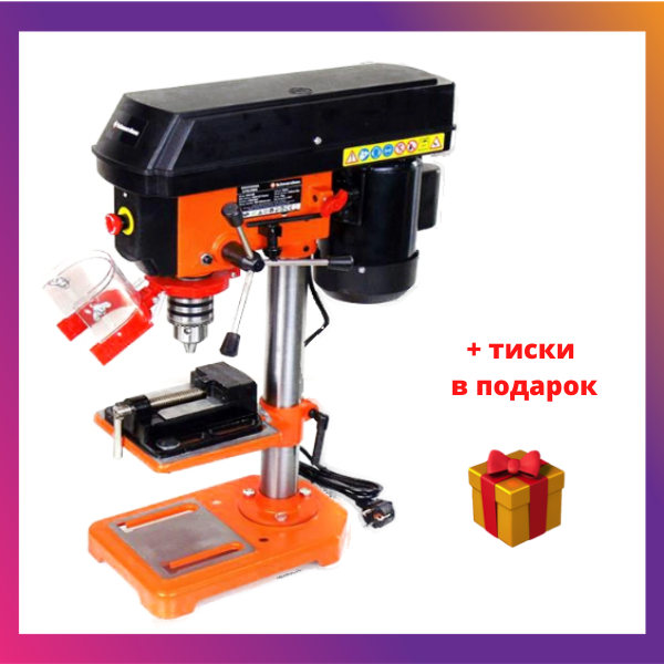 Сверлильный станок Schwarzbau DP4115B 1400 Вт +тиски Baushop