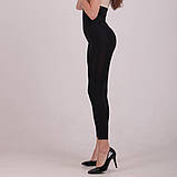 Стягуючі брюки з силіконовою смужкою Formeasy, легінси для йоги, безшовні легінси (7101), фото 5