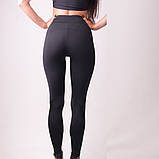 Стягуючі брюки з силіконовою смужкою Formeasy, легінси для йоги, безшовні легінси (7101), фото 10