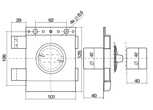 Замок Gerda ZX TYTAN, цена: 3658 ₴, купить на Prom.ua