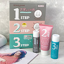 Набір від чорних точок 3 в 1 Remove Black Head 3-step Kit Bioaqua