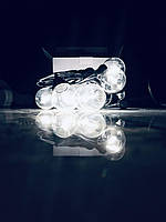 Cветодиодная ретро-гирлянда лампочки Lumion Filament Bulb String 4м 20 ламп наружная цвет белый холод.