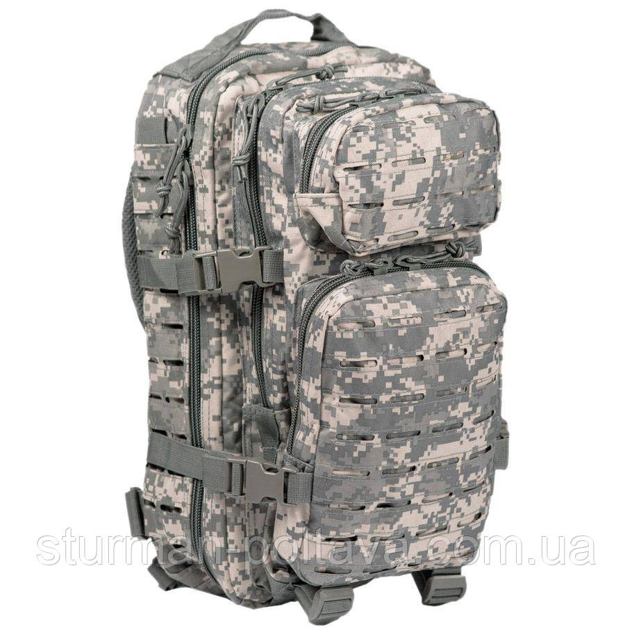 Рюкзак тактичний US ASSAULT PACK LASER CUT AT-DIGITAL 36 літрів MIL-TEC Німеччина