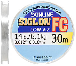 Флюорокарбон Sunline SIG-FC 30m 0.310 круг mm 6.1 kg поводковый