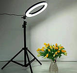 Кільцева led лампа c пультом на штативі K18 (45см).Кільцевий світло для відео,фото.Світлодіодна лампа лід, фото 8