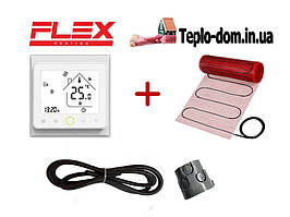 Двожильний нагрівальний мат FLEX EHM - ( 9 м.кв) 1575 Вт з WI-FI thermostat TWE02