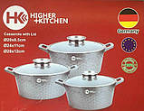 Набір каструль для будинку Higher Kitchen HK-301.Набір кухонного посуду (6 предметів), фото 11