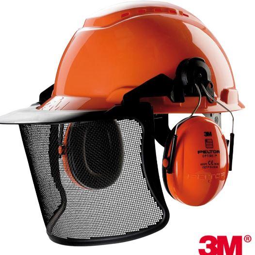 Комплект шолома для лісового господарства REIS Польща 3M-KAS-WILD P, фото 1