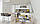 Вінілова наклейка на стіл Жовтий трамвай Лісабон (на меблі інтер'єрна ПВХ плівка) колаж сірий 600*1200мм, фото 2