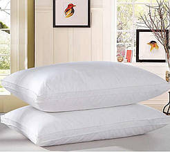 Подушка Біла з бортом 50х70