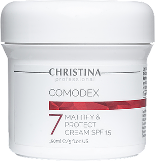 CHRISTINA Comodex Mattify&Protect Cream SPF 15 — Матувальний захисний крем SPF 15 (крок 7), 150 мл, фото 2