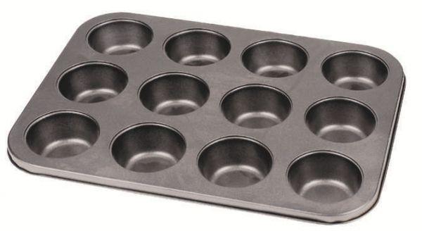 Форма для випічки кексів CON BRIO Pfluon 35х26х3 см Black 533CB, фото 1