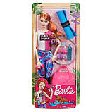 Кукла Барби Фитнес Barbie Fitness Doll, Red-Haired, with Puppy Accessories, фото 2