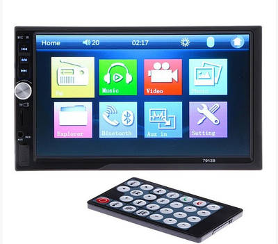 Автомагнітола в стилі Pioneer 7012B 2DIN з пультом 149662