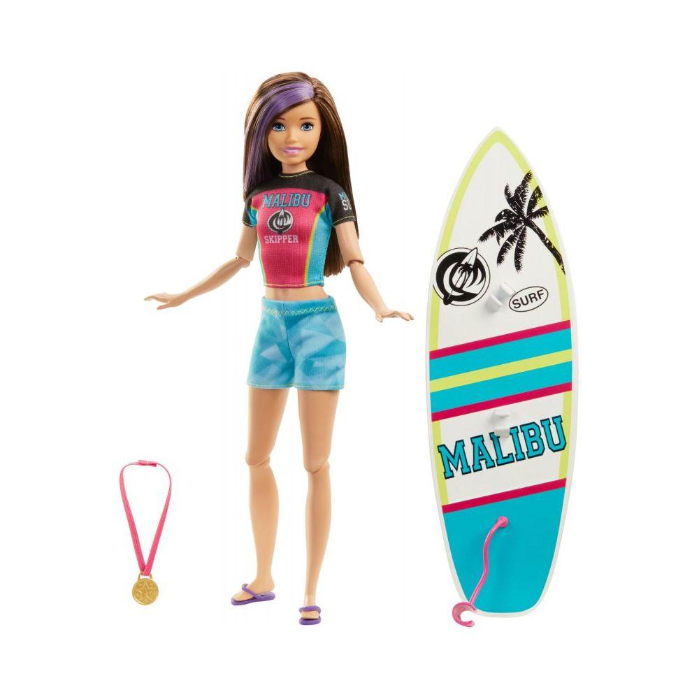 Лялька Барбі Скіппер серфінг Barbie Dreamhouse Adventures Skipper Surf Doll