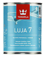 Вологостійка фарба для стін і стель матова тиккуріла Луя 7 (Luja Tikkurila) 0,9 л