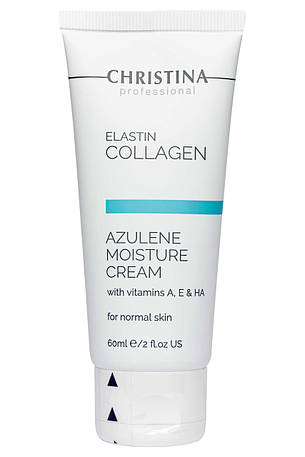CHRISTINA Elastin Collagen Azulene Moisture Cream with A,E&HA — Зволожувальний крем для нормальної шкіри, 60 мл, фото 2