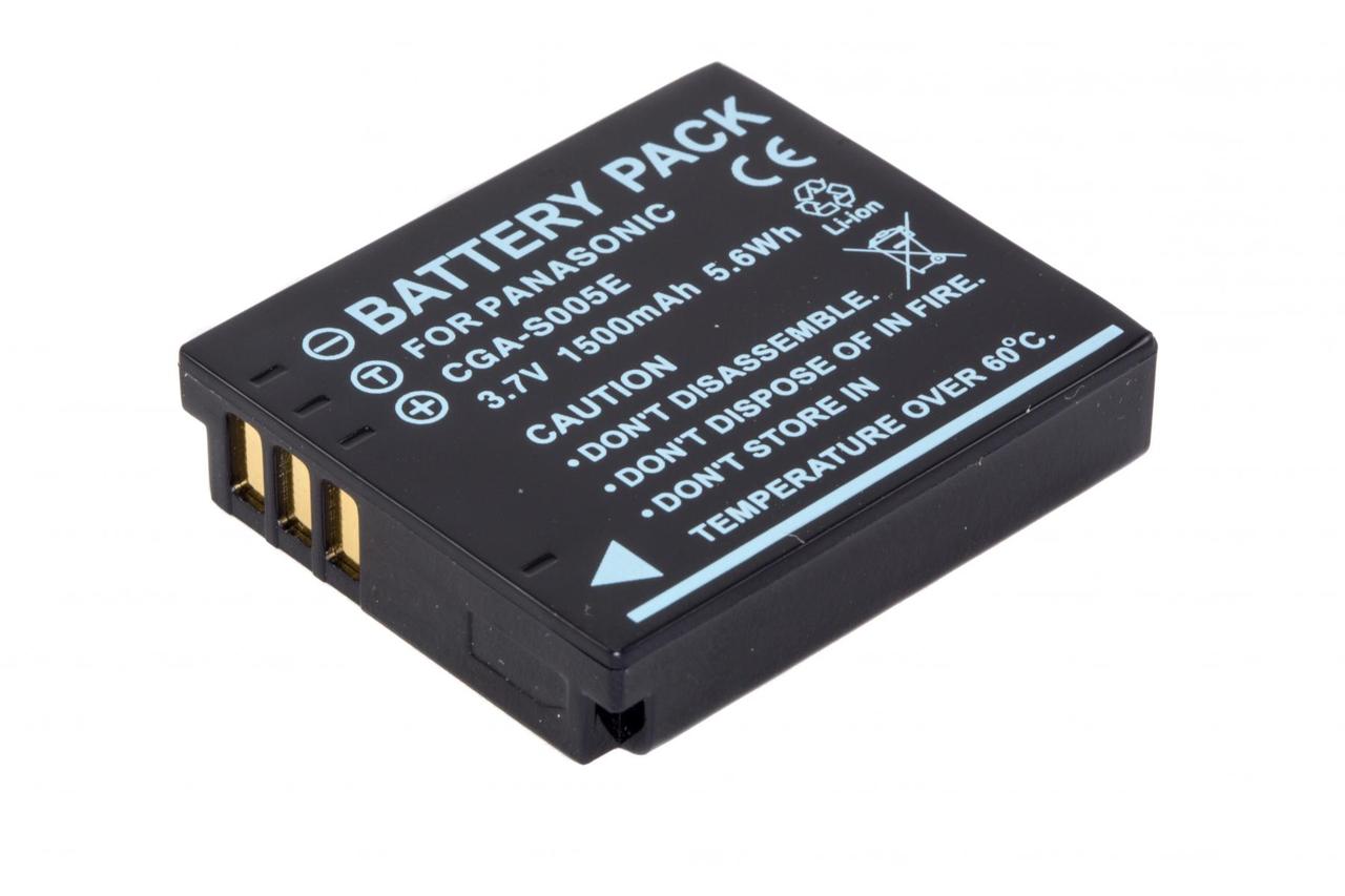 Акумулятор для камер Panasonic CGA-S005E (DMW-BCC12, NP-70, BP-DC4, D-LI106, DB-60, IA-BH125C - аналог 1500ma