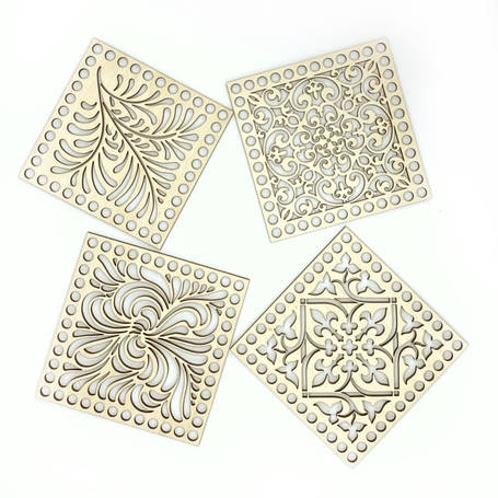 Денця квадратні ажурні