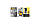 Вінілова наклейка на стіл Жовтий трамвай Лісабон (на меблі інтер'єрна ПВХ плівка) колаж сірий 600*1200мм, фото 3