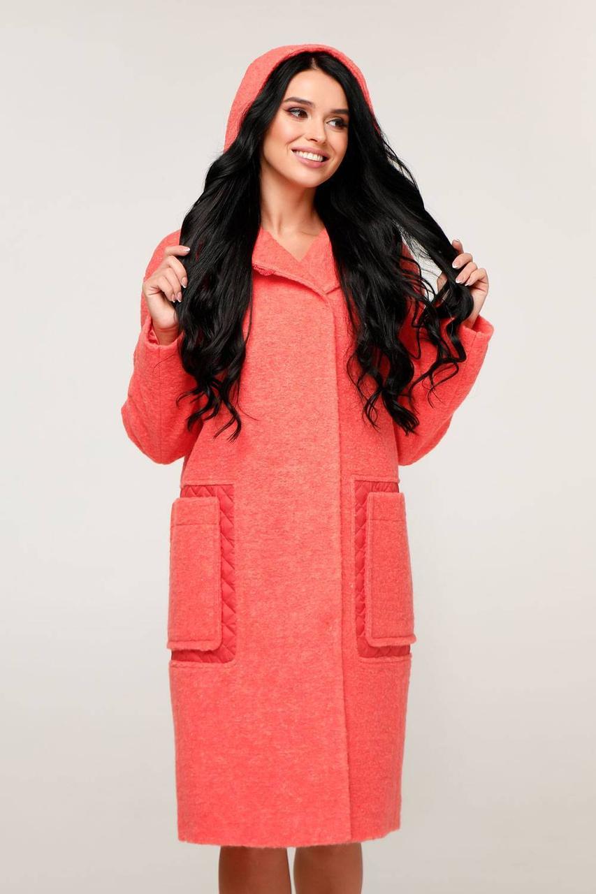 Жіноче пальто демісезонне з капюшоном В-1248 тон 1042, фото 1