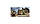 Вінілова наклейка на стіл Будиночки Прованс (на меблі інтер'єрна ПВХ плівка 3Д) ретро коричневий 600*1200мм, фото 3