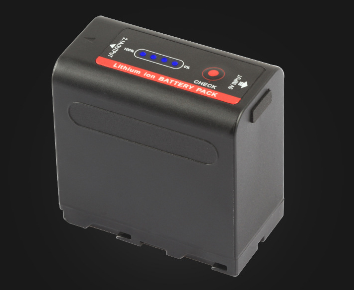 Акумулятор NP-F980 (NP-F970, NP-F960) з функцією Powerbank та USB для камер SONY та LED світла (7800 ma)