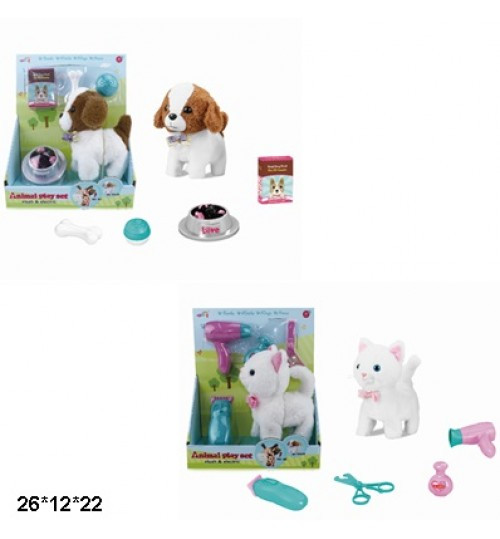 Тварини з набором грумера батар, звук, м'яка