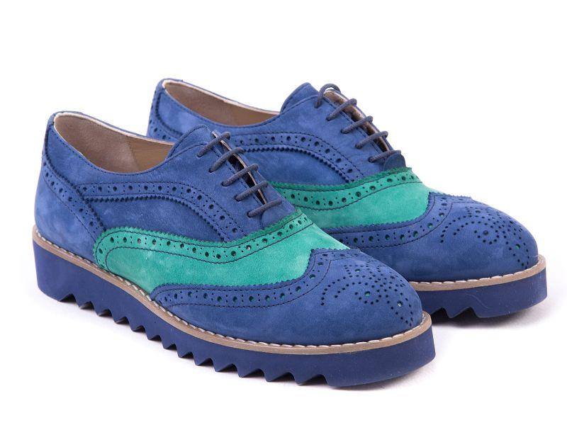 Броги Etor 4581-0126-4439-4450 синій+зелений