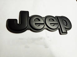 Емблема Jeep чорна 155*53 металева