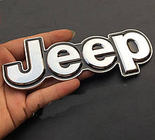 Емблема Jeep хром 155*53 металева