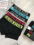 Набір нижньої білизни Calvin Klein Intense | Стильні боксерки Кельвін Кляйн 5 шт + подарункова упаковка!, фото 9
