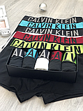 Набір нижньої білизни Calvin Klein Intense | Стильні боксерки Кельвін Кляйн 5 шт + подарункова упаковка!, фото 8