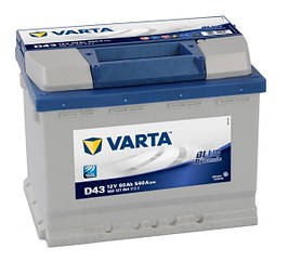 Акумулятор VARTA Blue Dynamic D43 60Аһ 540A 560 127 054