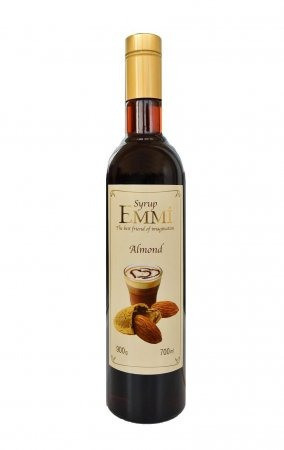Сироп EMMI Мигдаль, 700 мл, солодкий, барний, коктейльний, десертний